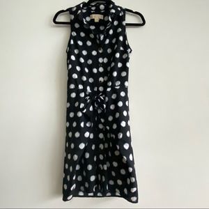 MICHAEL Micheal Kors Black White Sleeveless Tunic